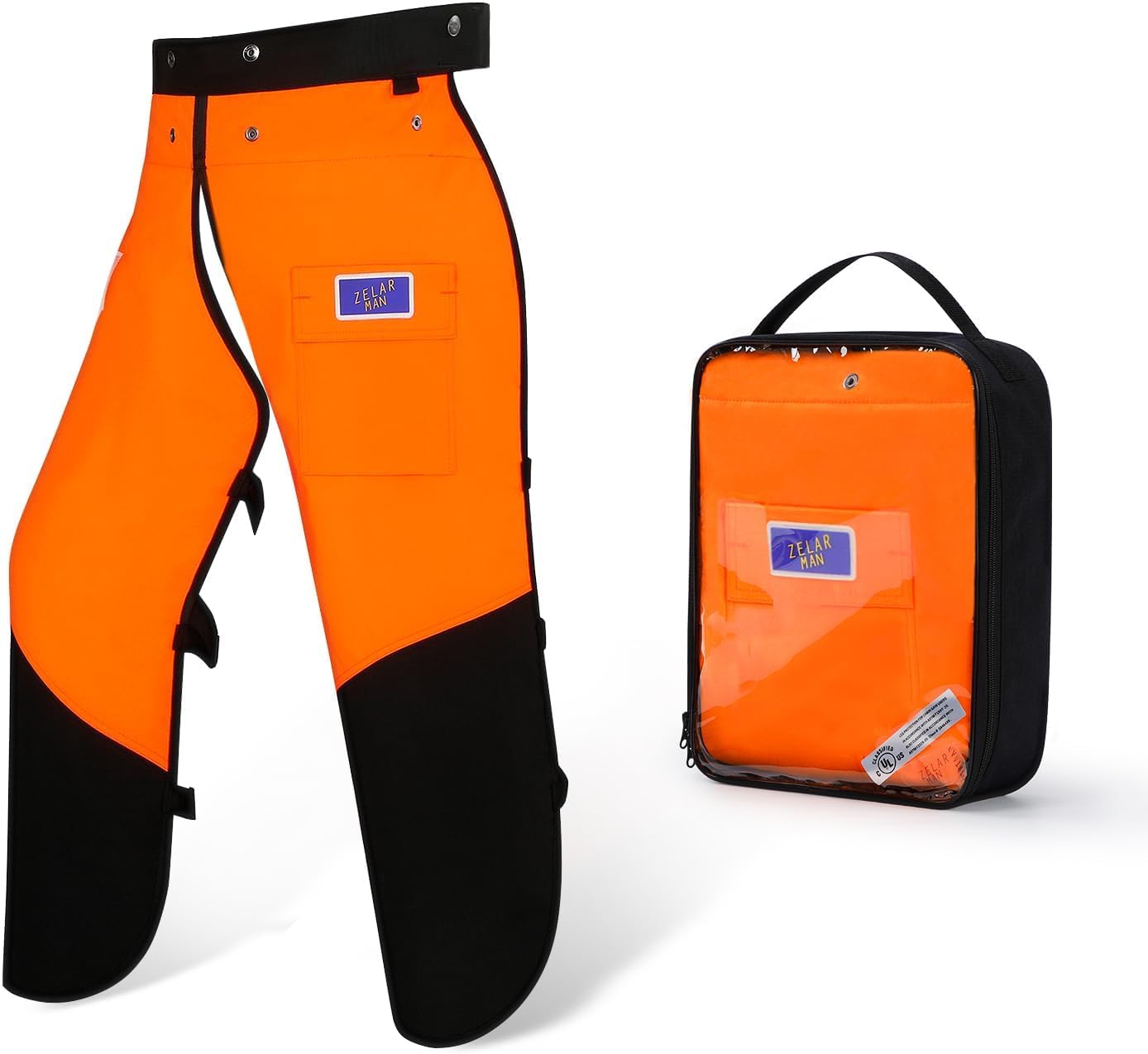 Chaps motosierra cinturón ajustable bolsillo equipo