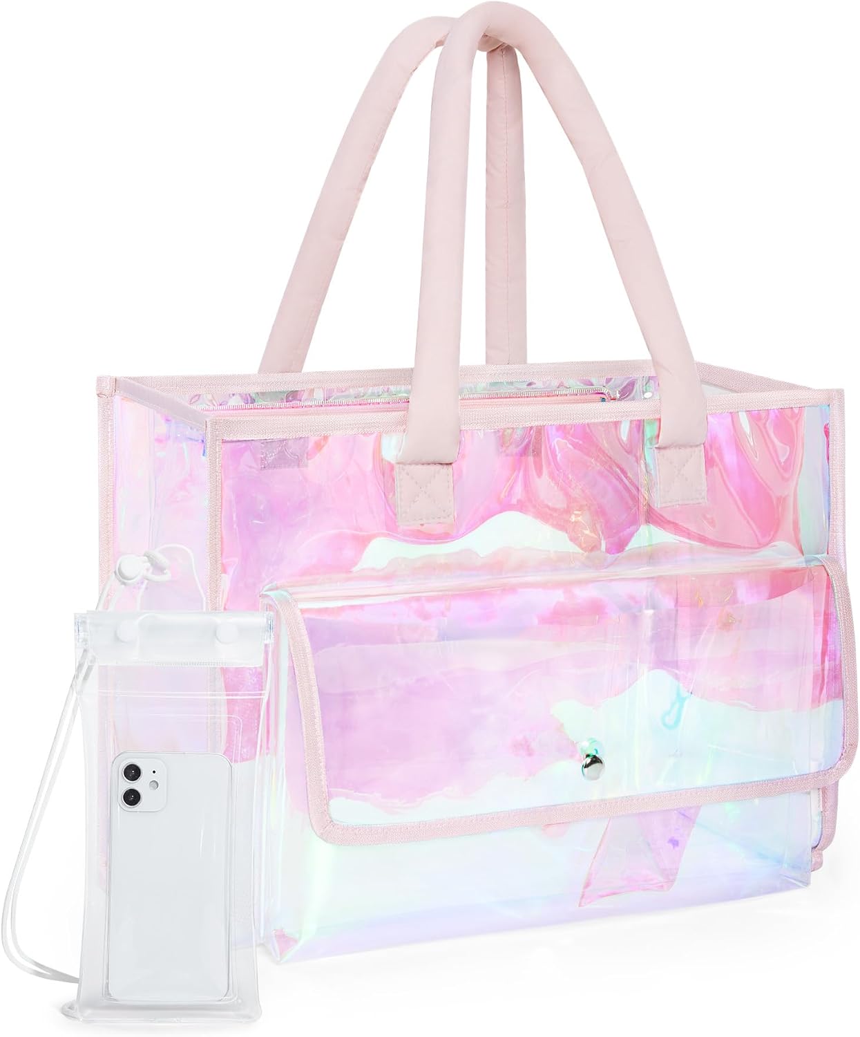 Bolsa playa impermeable mujer con bolsa teléfono