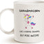 Taza unicornio para abuela regalo navidad 11oz blanco