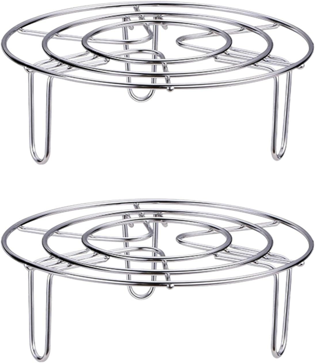 Estante vapor 2 Pzas acero inox con soporte