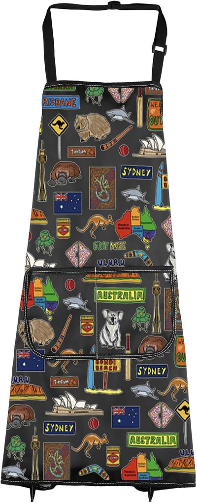 Delantal Australia Tema Regalo Viaje