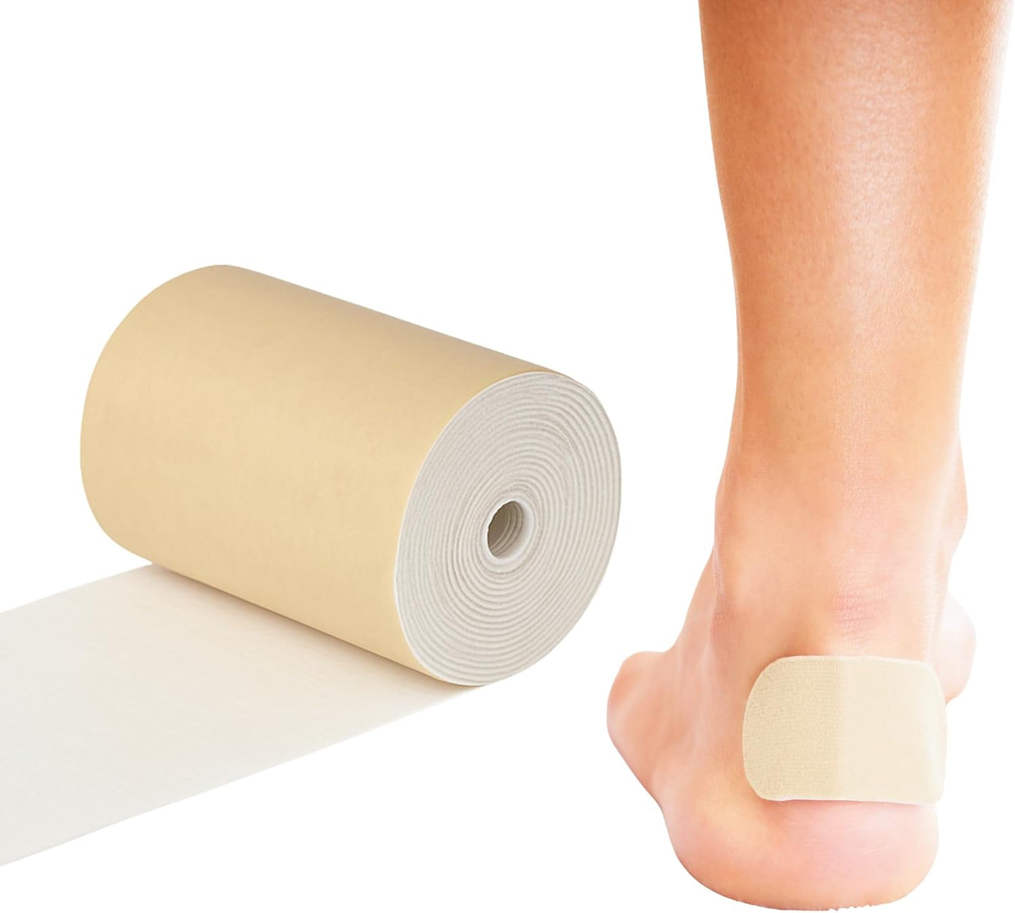 Rollo látex 3pulg x5yd adhesivo suave para férulas y frenos