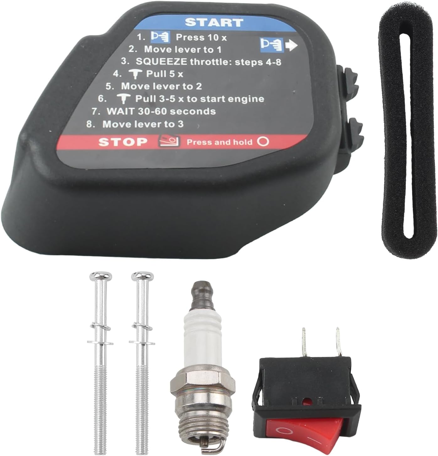 Conjunto filtro aire MTD negro