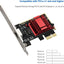 Tarjeta Ethernet PCIe 2.5GBase-T RTL8125B 2500Mbps