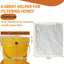 Colador miel malla ultrafina con cordón 5gal