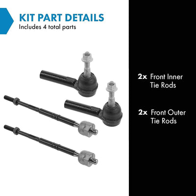 Set barras acoplamiento comp Chevrolet Equinox GMC 10-17
