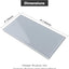 Azulejos vidrio salpicaduras 3x6" cocina baño 40pzas gris