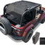 Parasol superior malla suave Jeep JKU 2007-2018 2 puertas