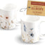 Taza café porcelana hueso set 2 bebidas calientes