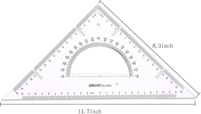 Juego 2 Pzas Regla Triangular Talla 3