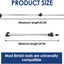 Postes soporte trasero ajustable 3 y 4 arcos aluminio