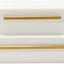 Set 2 Cajas Decorativas Organiz. Joyas y Accesorios Blanco