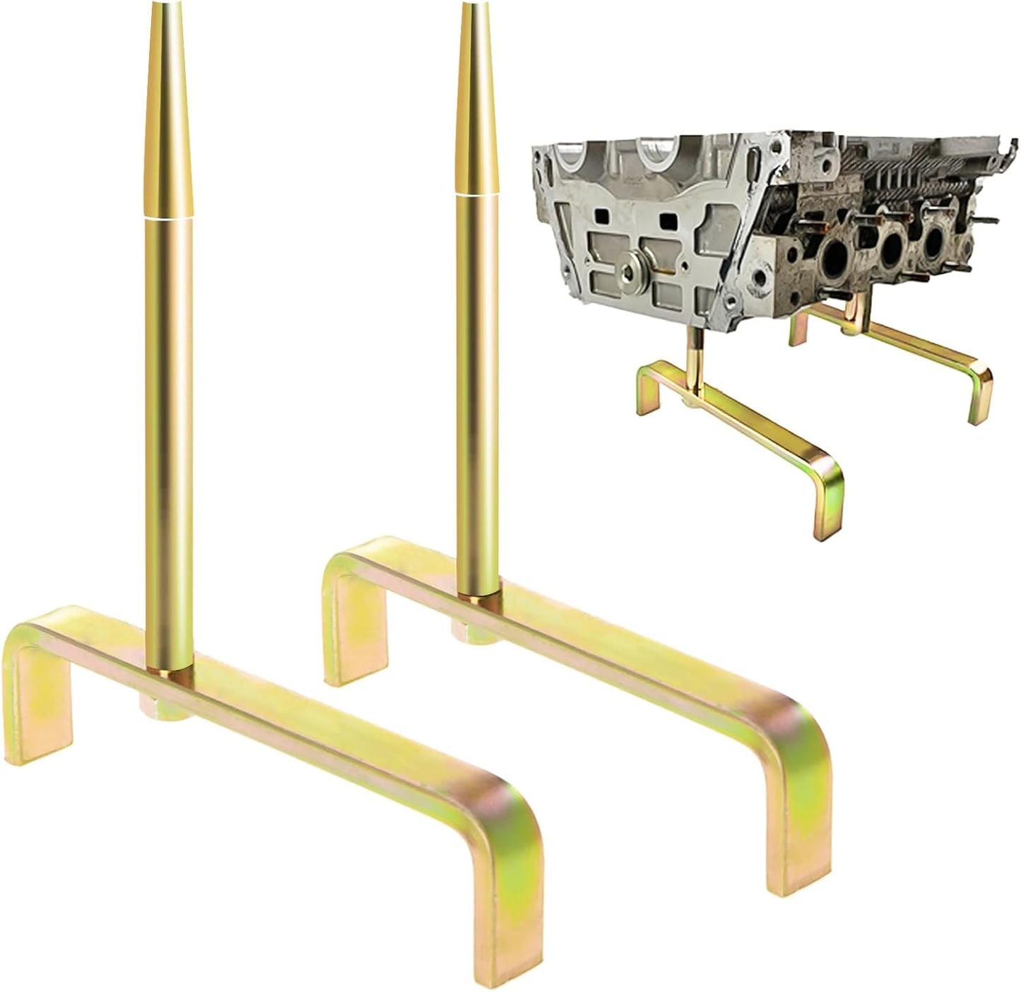 Soporte Cilindro Motor Coche con Mandriles Cónicos