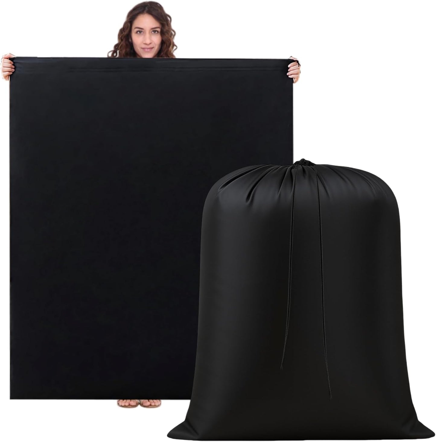 2 Pzas Bolsas Almacenamiento Ropa 43x55pulg Reutilizables