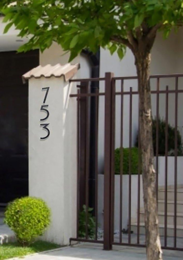 Número de casa flotante