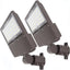 2 Luces LED Estacionamiento 100-277V