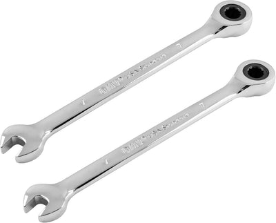 Llave trinquete 0.276" 2uds acero CR-V 72 dientes