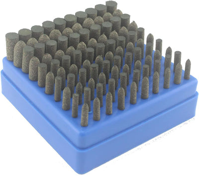 100 Brocas Pulido Rotatorias 1/8pulg Puntas Abrasivas
