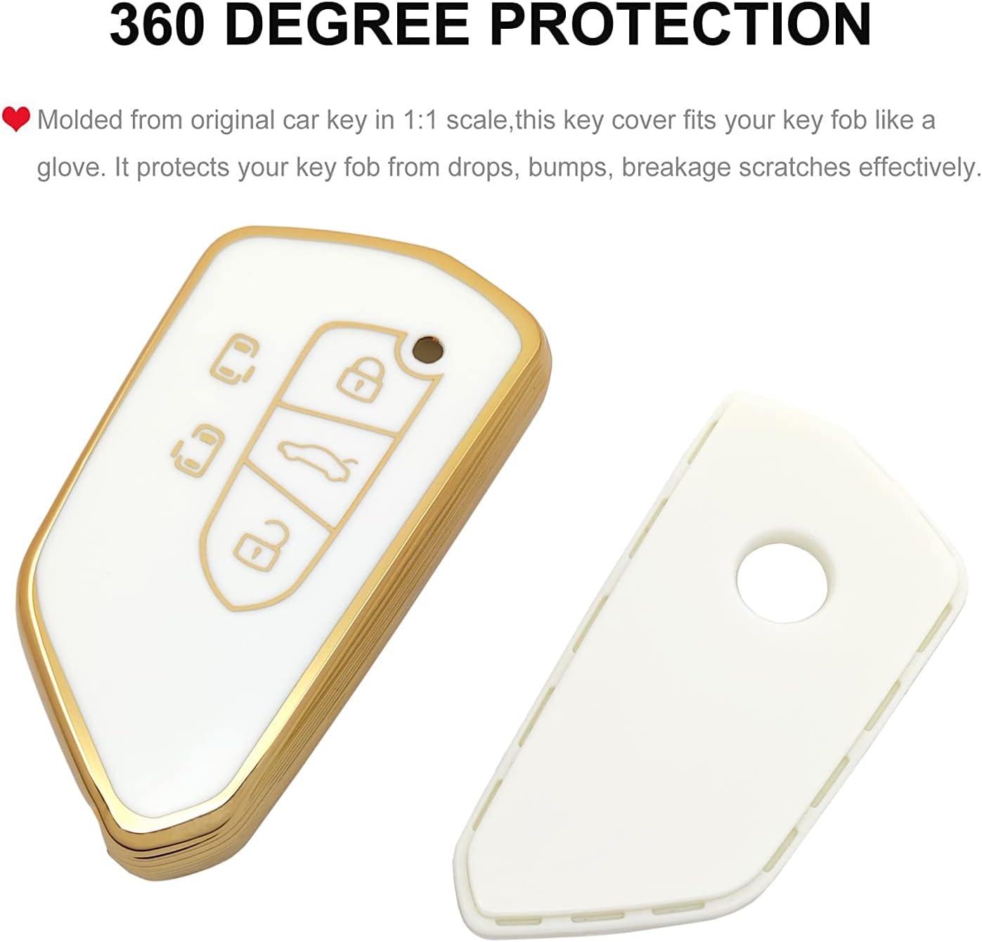 Funda llavero VW ID.4 ID.3 MK8 Golf GTI Skoda Octavia