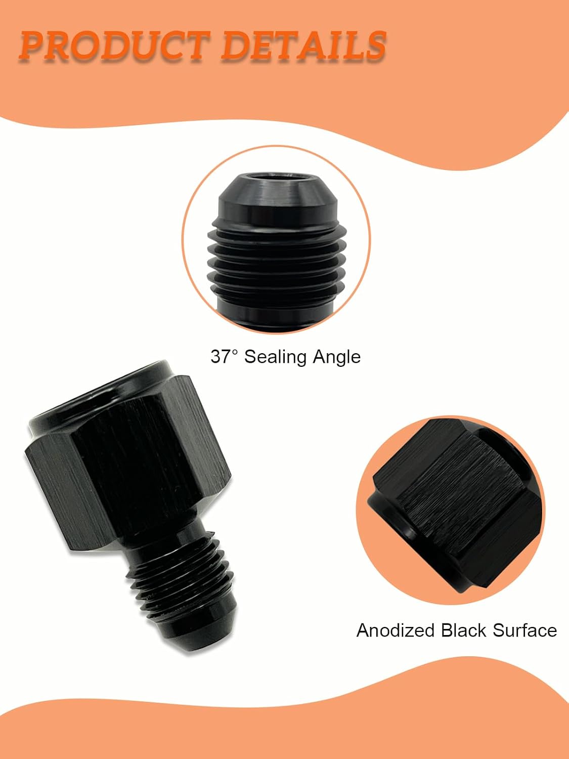 Adaptador 4AN a 3AN Negro para Conexiones de Coche