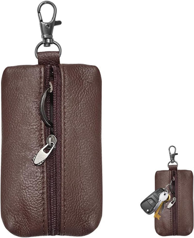 Llavero cuero genuino unisex para llaves auto