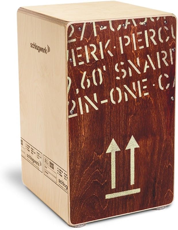 Cajón repicador 2en1 mediano color rojo