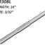 Varilla soldadura TIG ER308L acero inox 3/32x16"