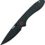 Cuchillo EDC acero en polvo negro PVD fibra carbono