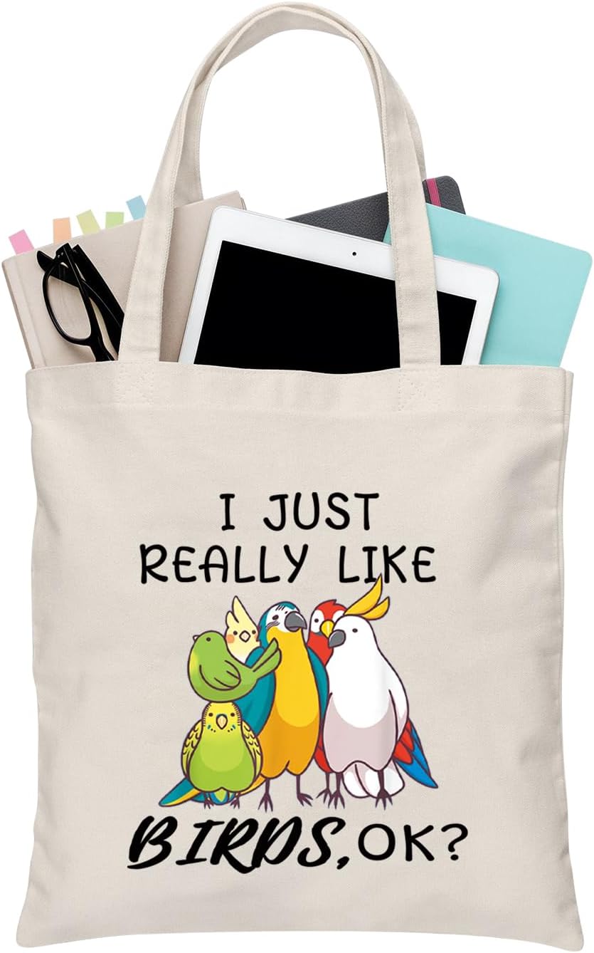 Bolsa mano para amantes loros y aves