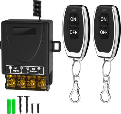 Kit interruptor remoto 30A relé RF 12-72V impermeable