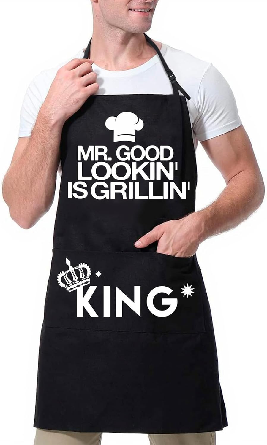 Delantal divertido para hombre regalo día del padre parrilla