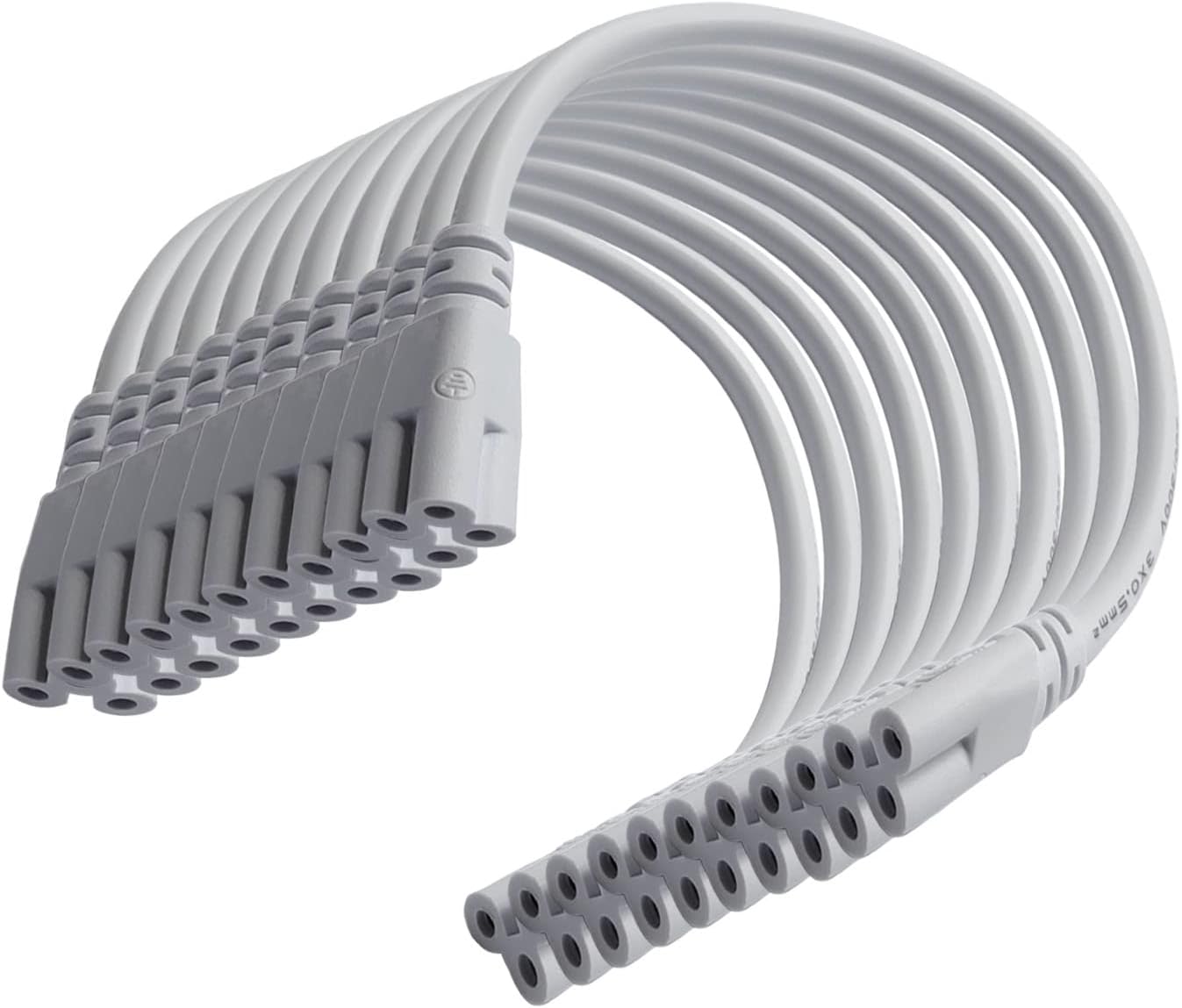 Cable conexión LED T5 T8 doble extremo 3 pines 10 pzas