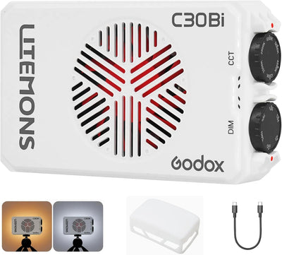Luz LED bicolor 30W con ventilador silencioso