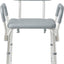 Silla ducha con respaldo y reposabrazos 350lb