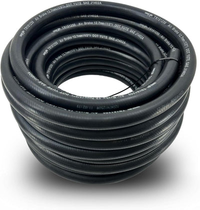 Manguera freno aire goma 1/2x7/8 50ft negro SAE J1402