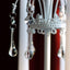 12 Pzas Prismas Cristal Gota Lluvia Candelabro