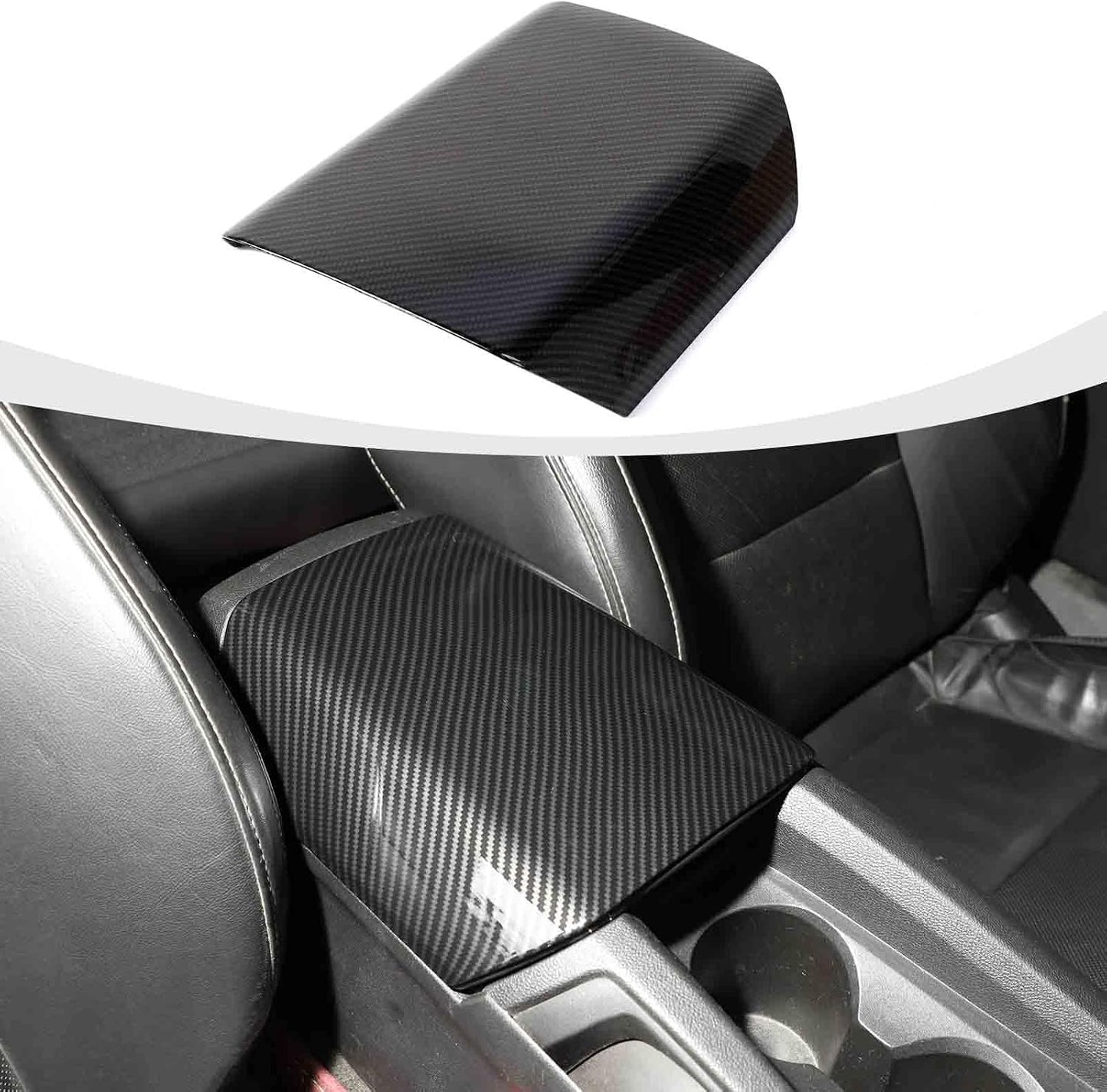 Funda consola central Camaro 2010-15 fibra carbono