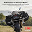 Bolsa sillín impermeable motocicleta 25L Negro