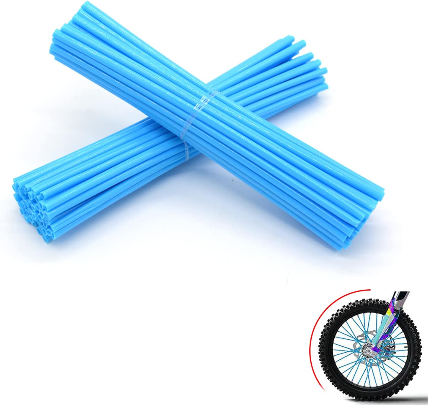 72 Pzas fundas ruedas bicicleta 8-21" decorativas