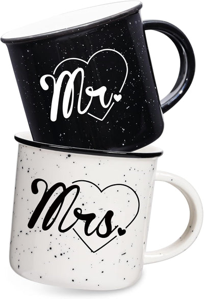 Set 2 Tazas Café 10oz Regalo Boda Compromiso