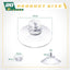 20 Pzas Ventosas Adhesivas PVC 40mm Soporte Gancho