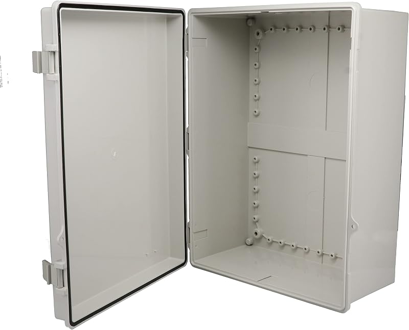 Caja plástica NEMA estilo B 15.68x11.73x6.29" gris