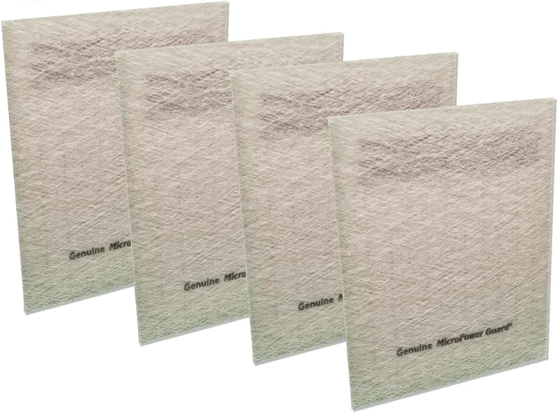 Pack 4 filtros repuesto MicroPower Guard 20x25
