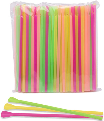 200 Tazas Nieve 6oz y 200 Cucharas Popote