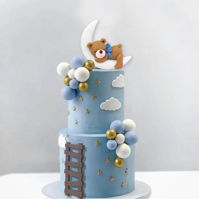 29 Adornos Oso para Tartas Estrellas Nubes Decoración Fiesta