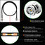 Kit 4 cables BNC extensión antena cobre blindado