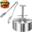 Prensa hamburguesa acero inox 4.5pulg molde antiadherente