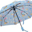 Paraguas niños plegable automático 39pulg color azul