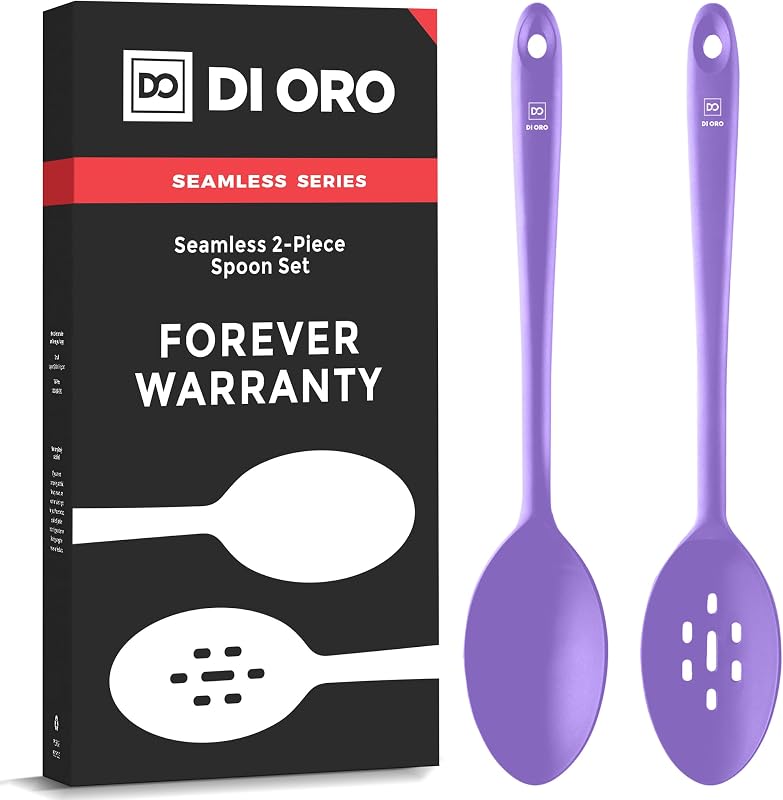 Cucharas silicona cocina grandes antiadherentes 600°F