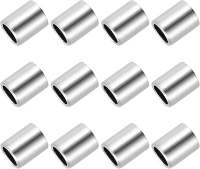12 Pzas Espaciadores Acero Inox 3x6x12mm Redondo